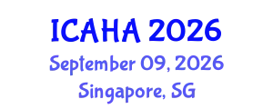 International Conference on Audiology and Hearing Aids (ICAHA) September 09, 2026 - Singapore, Singapore