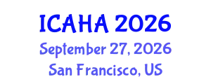 International Conference on Audiology and Hearing Aids (ICAHA) September 27, 2026 - San Francisco, United States