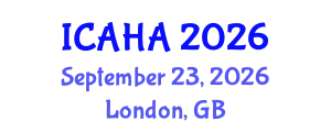 International Conference on Audiology and Hearing Aids (ICAHA) September 23, 2026 - London, United Kingdom
