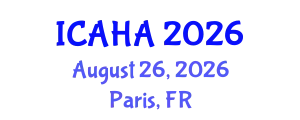 International Conference on Audiology and Hearing Aids (ICAHA) August 26, 2026 - Paris, France