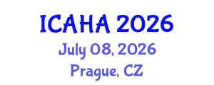 International Conference on Audiology and Hearing Aids (ICAHA) July 08, 2026 - Prague, Czechia