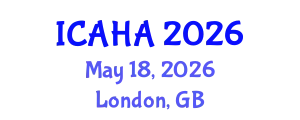 International Conference on Audiology and Hearing Aids (ICAHA) May 18, 2026 - London, United Kingdom