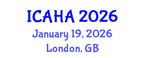 International Conference on Audiology and Hearing Aids (ICAHA) January 19, 2026 - London, United Kingdom