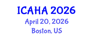 International Conference on Audiology and Hearing Aids (ICAHA) April 20, 2026 - Boston, United States