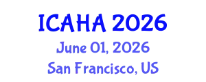 International Conference on Audiology and Hearing Aids (ICAHA) June 01, 2026 - San Francisco, United States