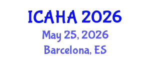 International Conference on Audiology and Hearing Aids (ICAHA) May 25, 2026 - Barcelona, Spain