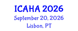 International Conference on Audiology and Hearing Aids (ICAHA) September 20, 2026 - Lisbon, Portugal