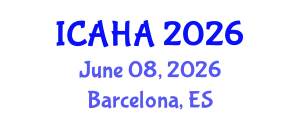 International Conference on Audiology and Hearing Aids (ICAHA) June 08, 2026 - Barcelona, Spain