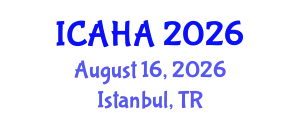 International Conference on Audiology and Hearing Aids (ICAHA) August 16, 2026 - Istanbul, Turkey