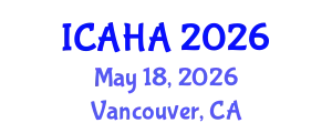 International Conference on Audiology and Hearing Aids (ICAHA) May 18, 2026 - Vancouver, Canada