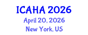 International Conference on Audiology and Hearing Aids (ICAHA) April 20, 2026 - New York, United States