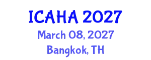 International Conference on Audiology and Hearing Aids (ICAHA) March 08, 2027 - Bangkok, Thailand