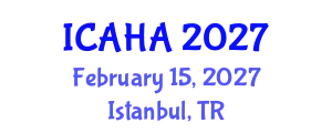 International Conference on Audiology and Hearing Aids (ICAHA) February 15, 2027 - Istanbul, Turkey