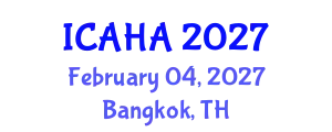 International Conference on Audiology and Hearing Aids (ICAHA) February 04, 2027 - Bangkok, Thailand