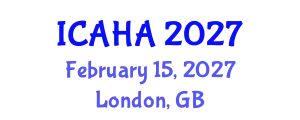 International Conference on Audiology and Hearing Aids (ICAHA) February 15, 2027 - London, United Kingdom