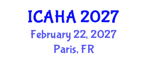 International Conference on Audiology and Hearing Aids (ICAHA) February 22, 2027 - Paris, France