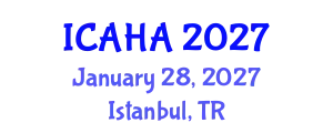 International Conference on Audiology and Hearing Aids (ICAHA) January 28, 2027 - Istanbul, Turkey