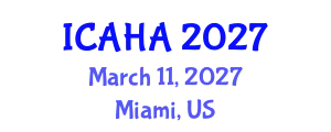 International Conference on Audiology and Hearing Aids (ICAHA) March 11, 2027 - Miami, United States
