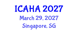 International Conference on Audiology and Hearing Aids (ICAHA) March 29, 2027 - Singapore, Singapore