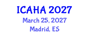International Conference on Audiology and Hearing Aids (ICAHA) March 25, 2027 - Madrid, Spain