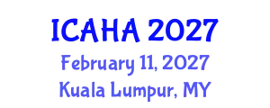 International Conference on Audiology and Hearing Aids (ICAHA) February 11, 2027 - Kuala Lumpur, Malaysia