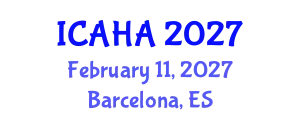 International Conference on Audiology and Hearing Aids (ICAHA) February 11, 2027 - Barcelona, Spain