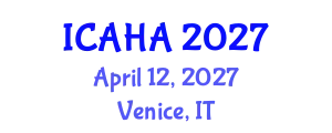 International Conference on Audiology and Hearing Aids (ICAHA) April 12, 2027 - Venice, Italy