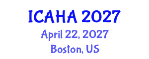 International Conference on Audiology and Hearing Aids (ICAHA) April 22, 2027 - Boston, United States