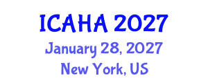 International Conference on Audiology and Hearing Aids (ICAHA) January 28, 2027 - New York, United States