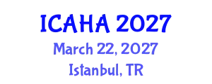 International Conference on Audiology and Hearing Aids (ICAHA) March 22, 2027 - Istanbul, Turkey