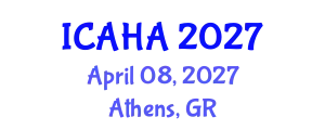 International Conference on Audiology and Hearing Aids (ICAHA) April 08, 2027 - Athens, Greece