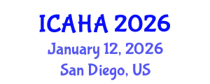 International Conference on Audiology and Hearing Aids (ICAHA) January 12, 2026 - San Diego, United States