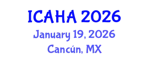 International Conference on Audiology and Hearing Aids (ICAHA) January 19, 2026 - Cancún, Mexico