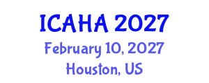 International Conference on Audiology and Hearing Aids (ICAHA) February 10, 2027 - Houston, United States