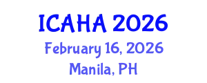 International Conference on Audiology and Hearing Aids (ICAHA) February 16, 2026 - Manila, Philippines