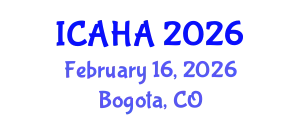 International Conference on Audiology and Hearing Aids (ICAHA) February 16, 2026 - Bogota, Colombia