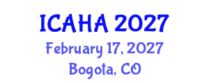 International Conference on Audiology and Hearing Aids (ICAHA) February 17, 2027 - Bogota, Colombia