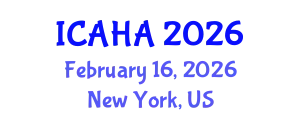 International Conference on Audiology and Hearing Aids (ICAHA) February 16, 2026 - New York, United States