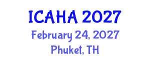 International Conference on Audiology and Hearing Aids (ICAHA) February 24, 2027 - Phuket, Thailand