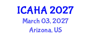 International Conference on Audiology and Hearing Aids (ICAHA) March 03, 2027 - Arizona, United States