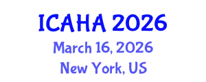 International Conference on Audiology and Hearing Aids (ICAHA) March 16, 2026 - New York, United States