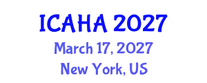 International Conference on Audiology and Hearing Aids (ICAHA) March 17, 2027 - New York, United States