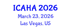 International Conference on Audiology and Hearing Aids (ICAHA) March 23, 2026 - Las Vegas, United States