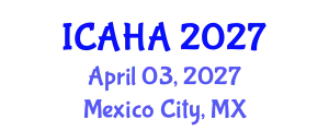 International Conference on Audiology and Hearing Aids (ICAHA) April 03, 2027 - Mexico City, Mexico