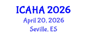 International Conference on Audiology and Hearing Aids (ICAHA) April 20, 2026 - Seville, Spain