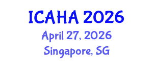 International Conference on Audiology and Hearing Aids (ICAHA) April 27, 2026 - Singapore, Singapore