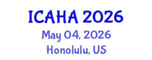 International Conference on Audiology and Hearing Aids (ICAHA) May 04, 2026 - Honolulu, United States