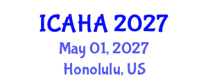 International Conference on Audiology and Hearing Aids (ICAHA) May 01, 2027 - Honolulu, United States
