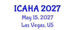 International Conference on Audiology and Hearing Aids (ICAHA) May 15, 2027 - Las Vegas, United States