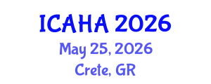 International Conference on Audiology and Hearing Aids (ICAHA) May 25, 2026 - Crete, Greece